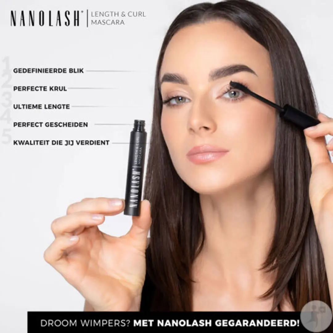 Nanolash Length & Curl Mascara 10ml - Beige