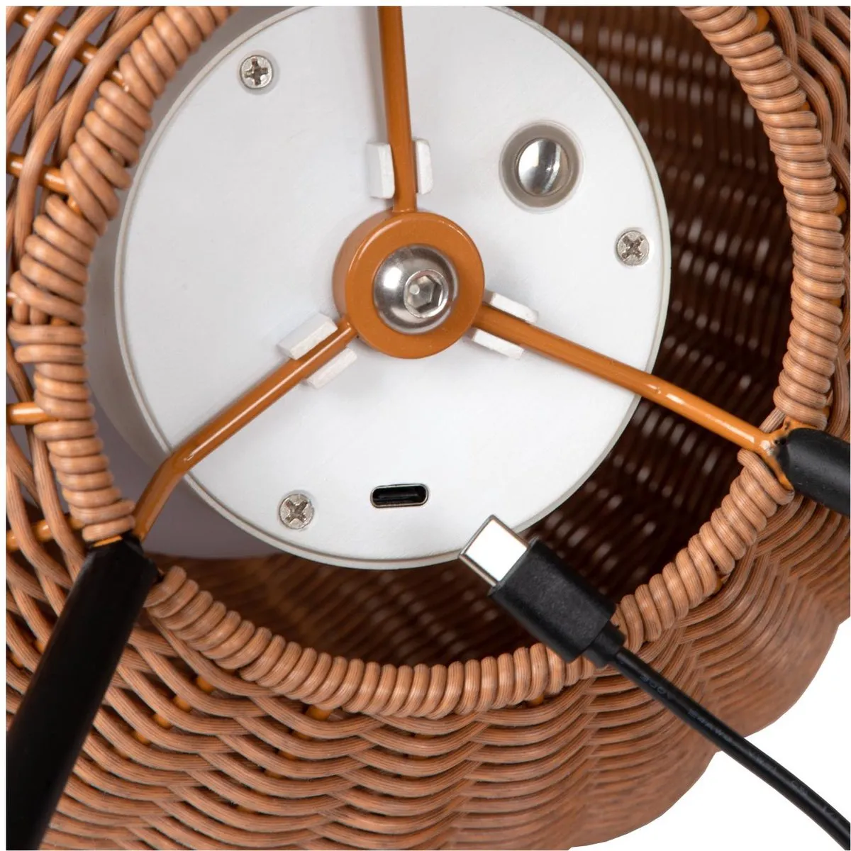 Lucide COLIN IP44 Oplaadbare Tafellamp - 3W 3000K - Naturel