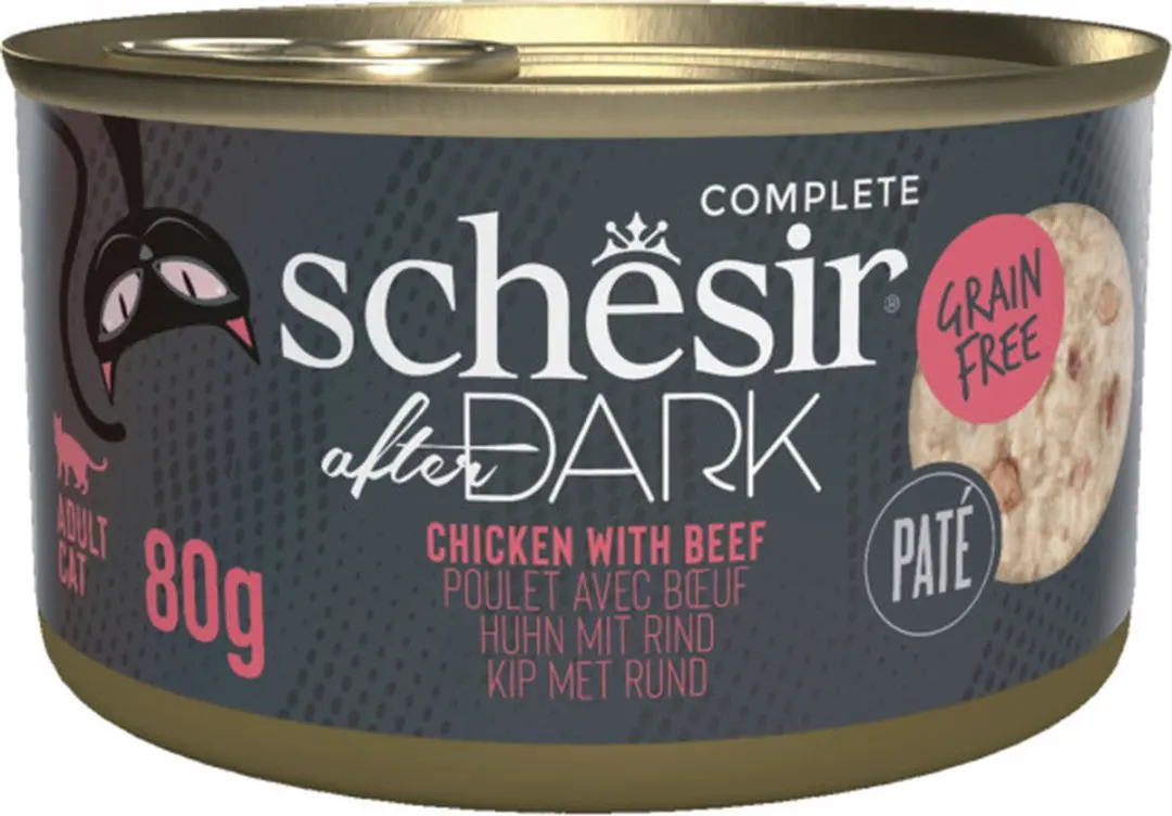 Schesir After Dark Paté Kip & Rund 12x80g