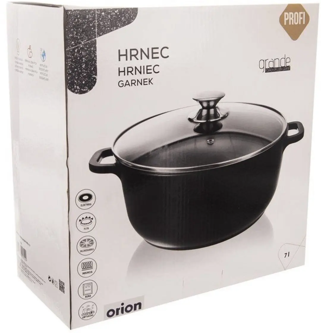 Orion Grande Serie Granieten Pan 28cm - 7L - Zwart