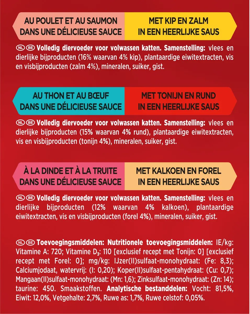 Gourmet Mon Petit Intense Natvoer Kattenvoer - 48 x 50g