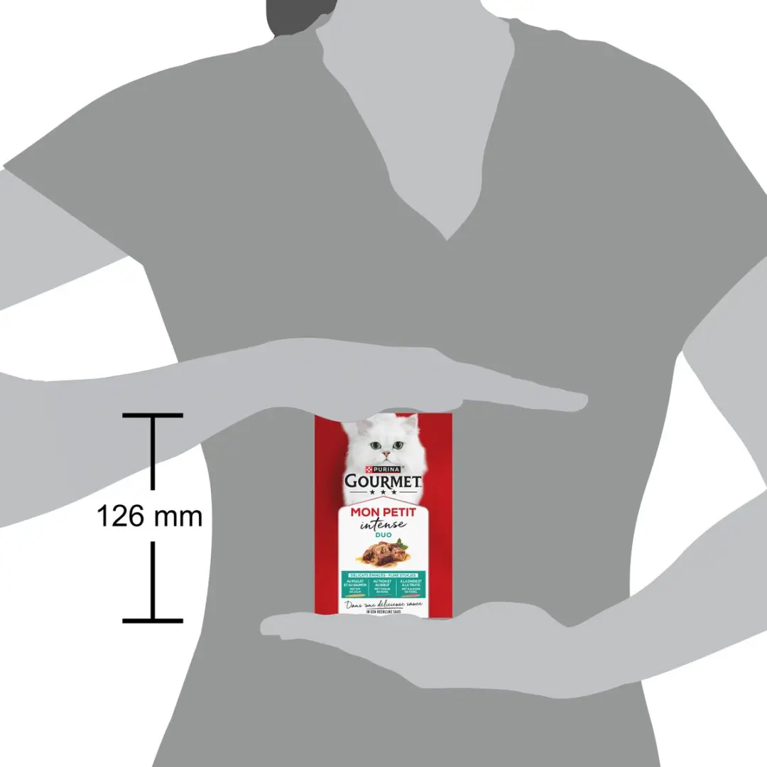 Gourmet Mon Petit Intense Natvoer Kattenvoer - 48 x 50g