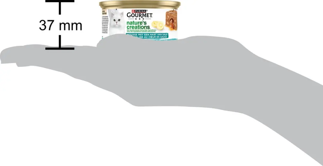 Gourmet Nature's Creations Mousse Kattenvoer - 24x85g - Kabeljauw & Pastinaak