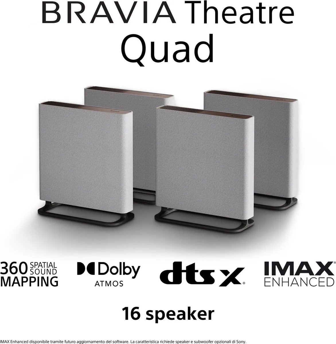 Sony BRAVIA Theatre Quad HT-A9M2 Home Cinema - 504W - Grijs/Zwart