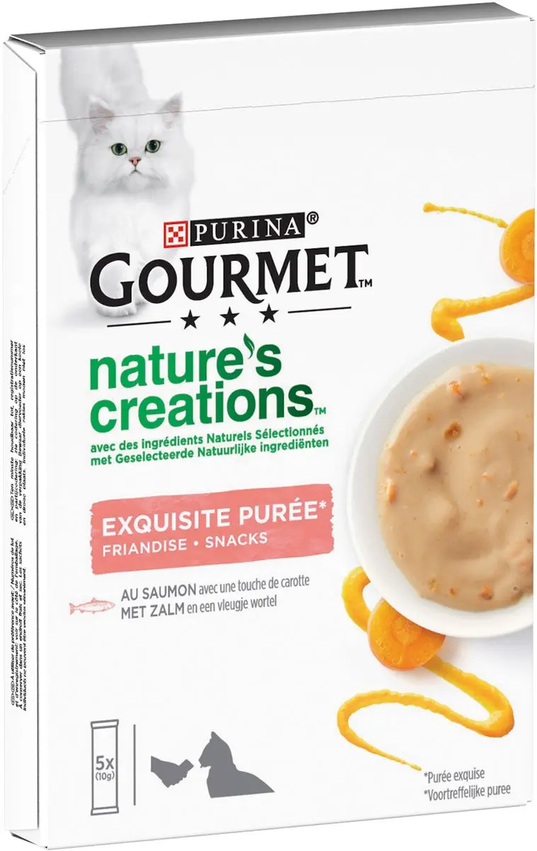 Gourmet Nature's Creations Puree Kip & Pompoen - 10x10g