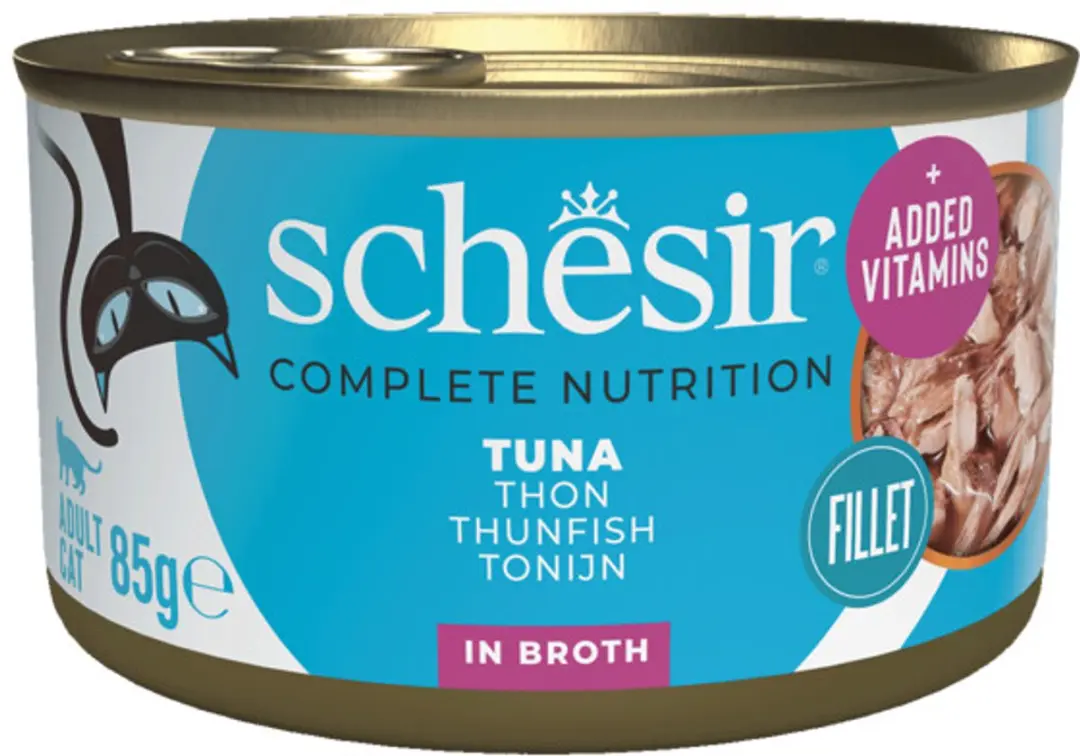Schesir Complete Kattenvoer Tonijn in Bouillon