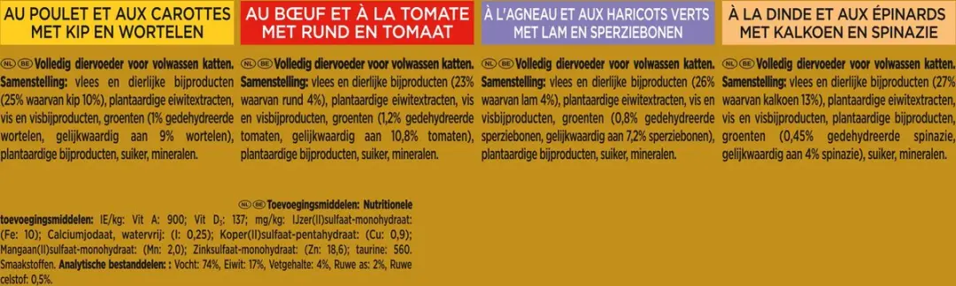 Gourmet Gold Hartig Torentje Natvoer Kattenvoer - 48x85g