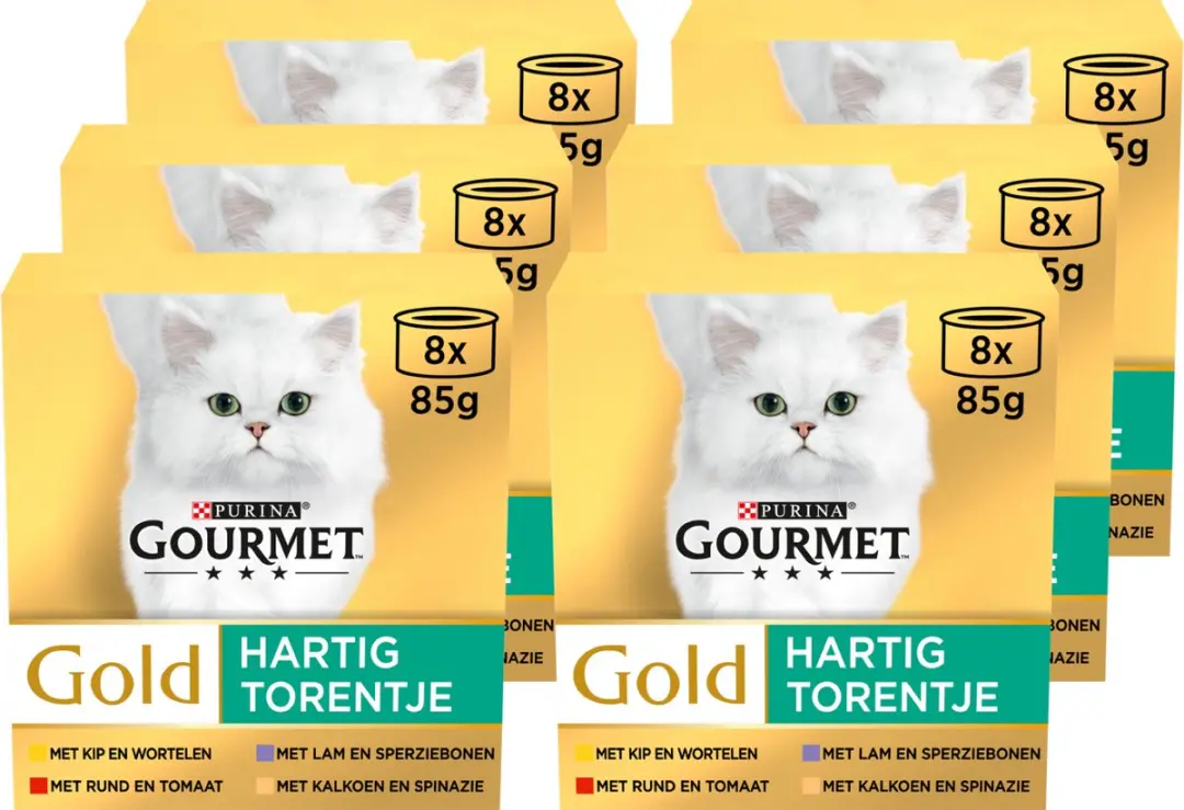 Gourmet Gold Hartig Torentje Natvoer Kattenvoer