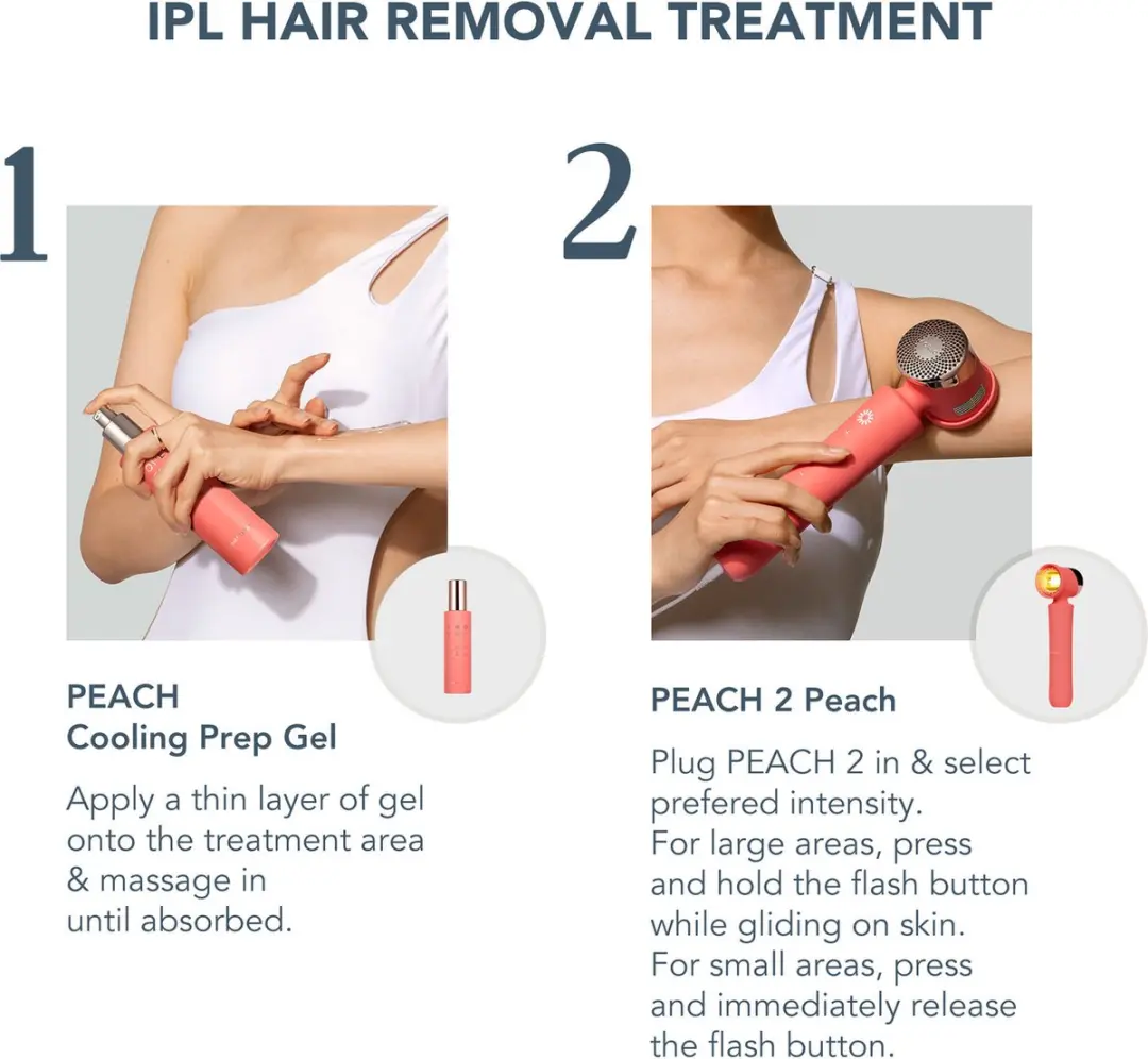 FOREO PEACH 2 IPL Ontharingsapparaat - Peach - afbeelding 6 van 6