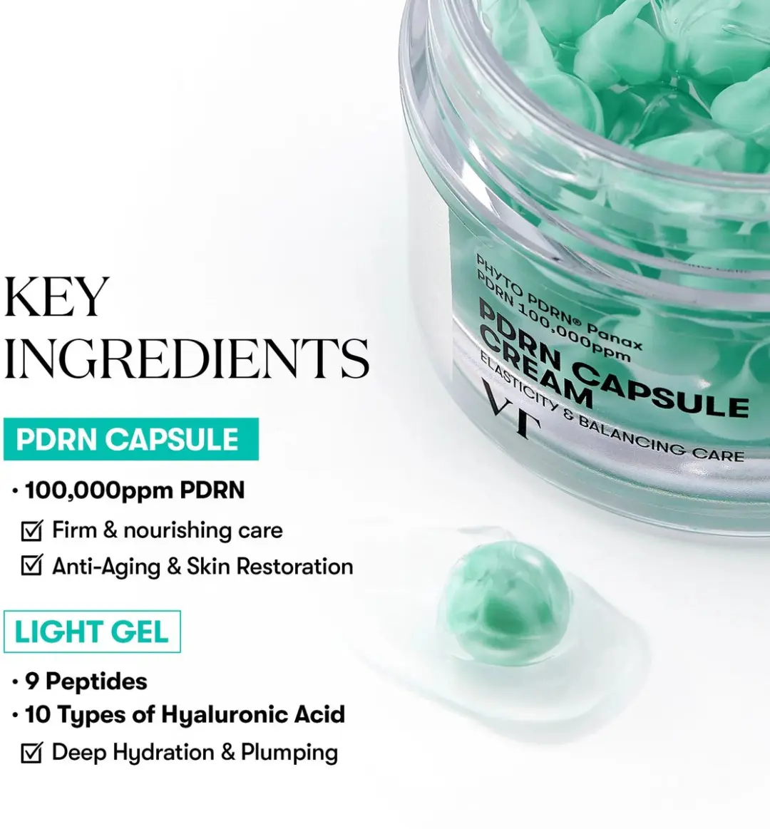 VT Cosmetics PDRN Capsule Cream 50ml