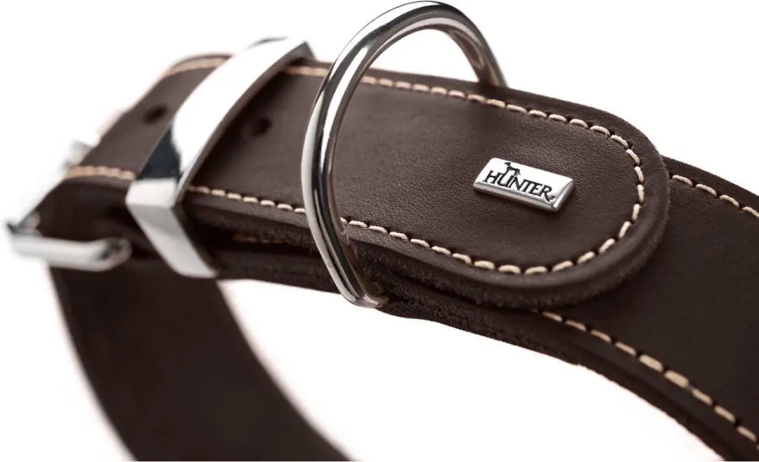 Hunter Halsband Aalborg Special Donkerbruin 65cm