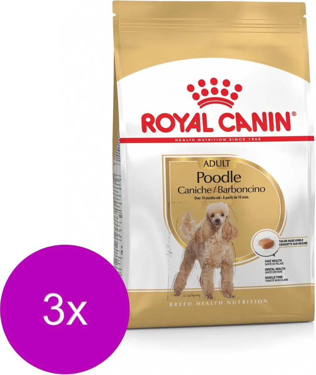 Royal Canin Poodle Adult Hondenvoer - 3x1,5kg
