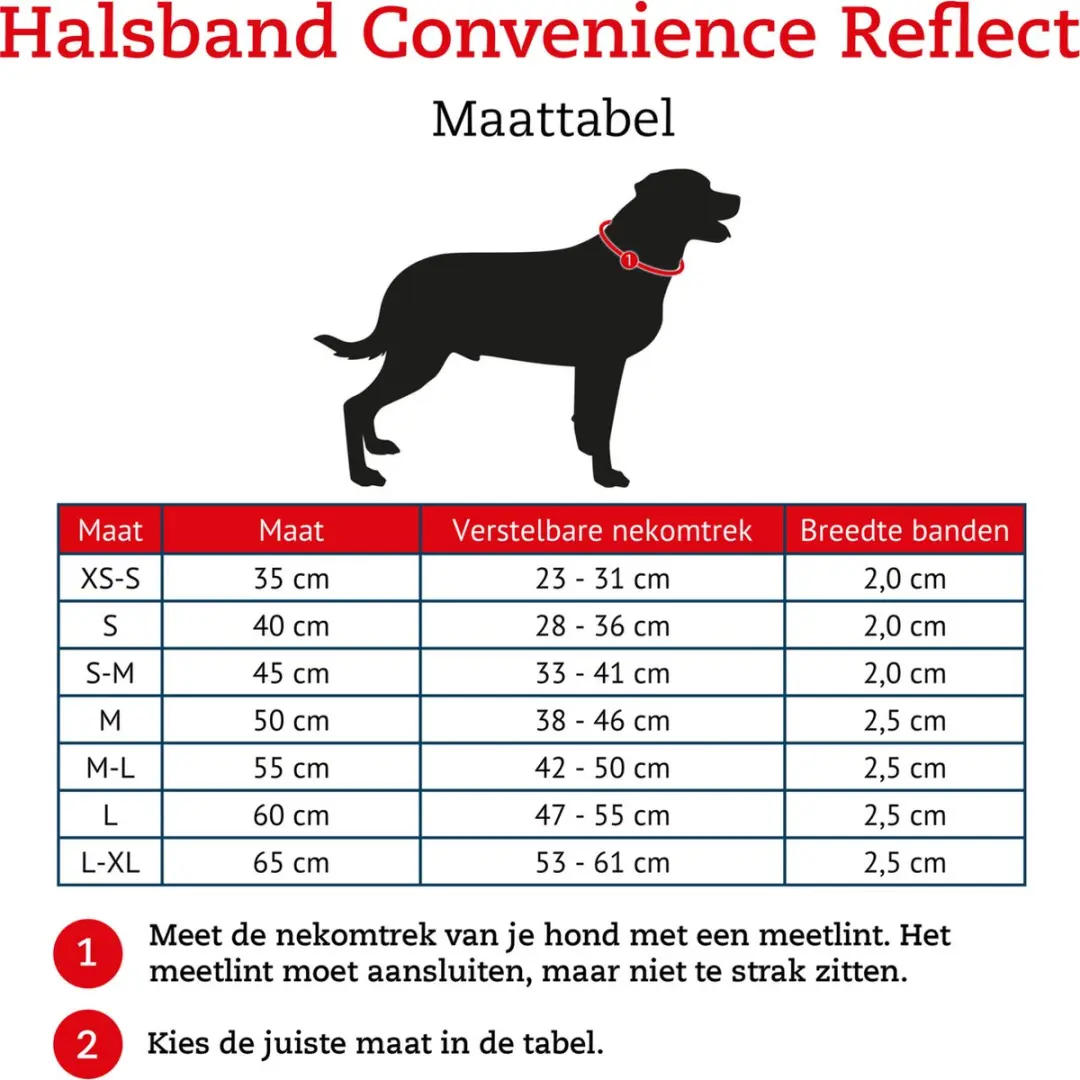 Hunter Halsband Convenience Reflect Grijs - 65 cm