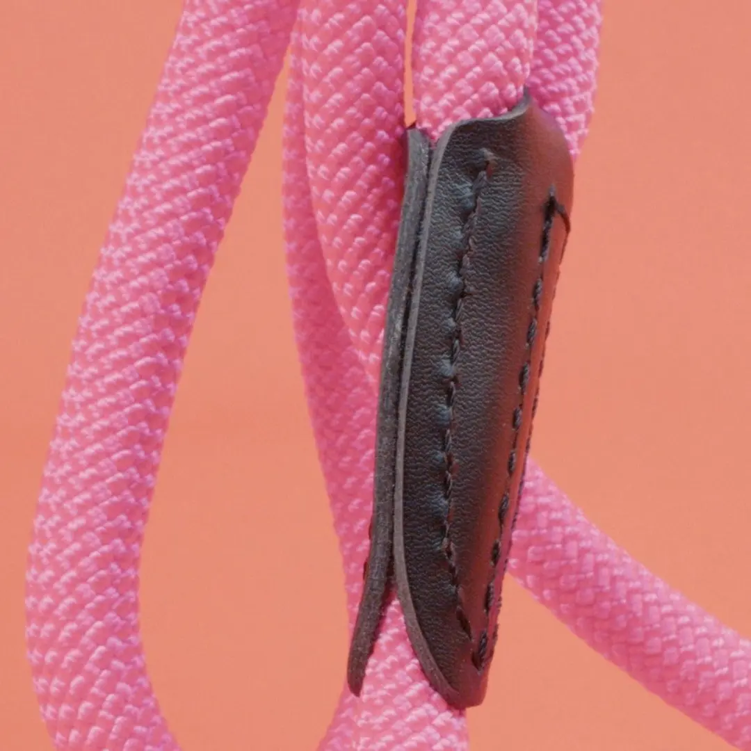 Hunter Retrieverlijn Neon Roze - 10mm x 170cm