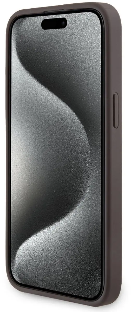 GUESS Telefoonhoesje iPhone 15 Pro Max - MagSafe - Bruin