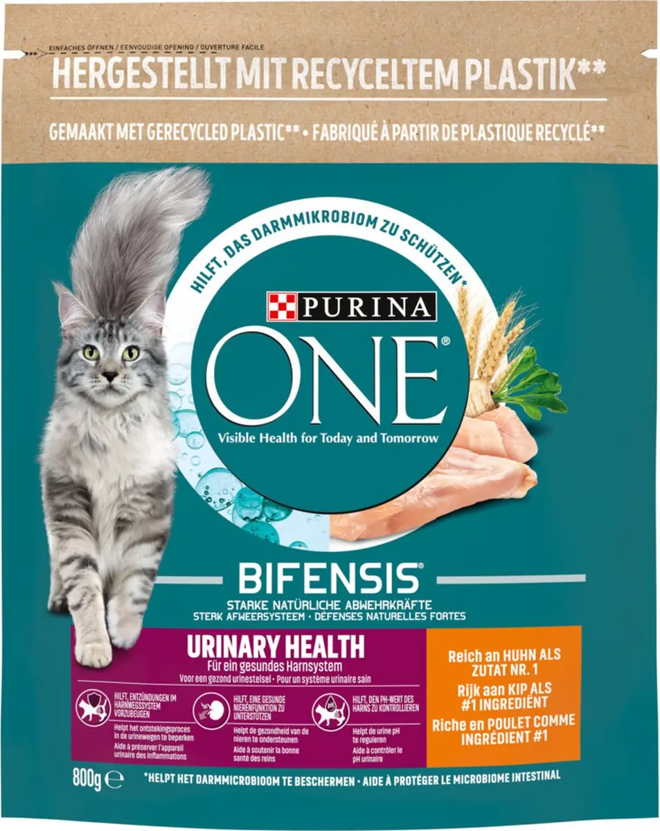 Purina ONE Urinary Care Kip 800g - 4 Stuks