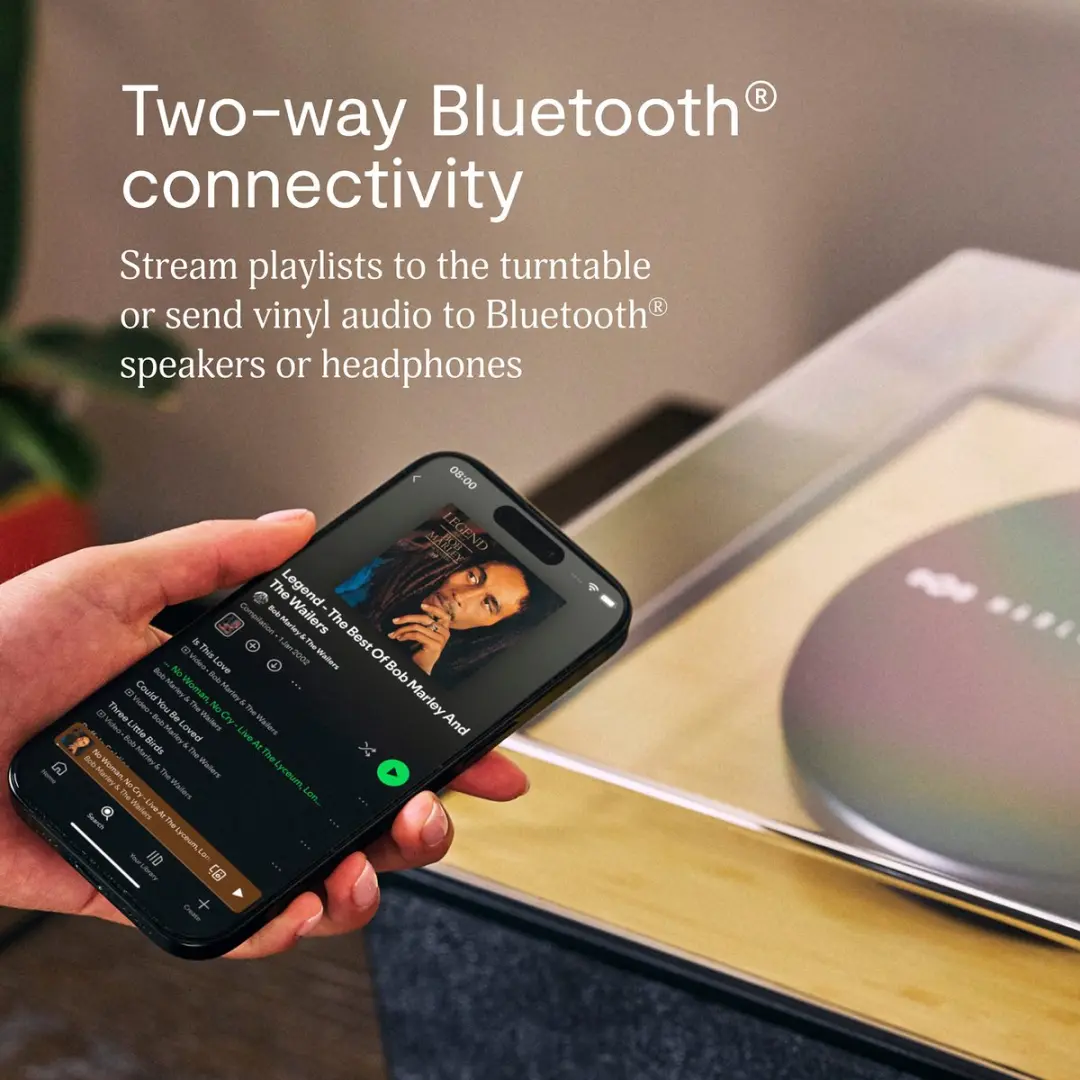House of Marley Rise Up EM-JT400-SB Platenspeler - Bluetooth - Vinyl
