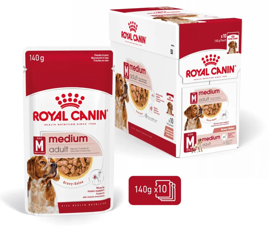Royal Canin Shn Medium Adult Hondenvoer - 10x140g