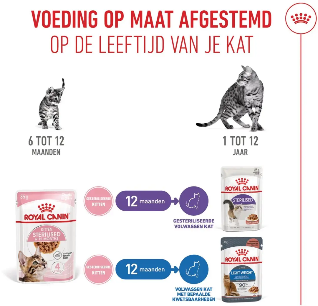 Royal Canin Kitten Sterilised Gravy - 12x85g