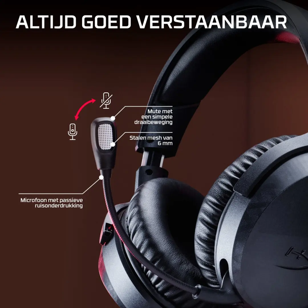 HyperX Cloud Stinger 3 BS1T8AA Draadloze Gaming Headset - Zwart