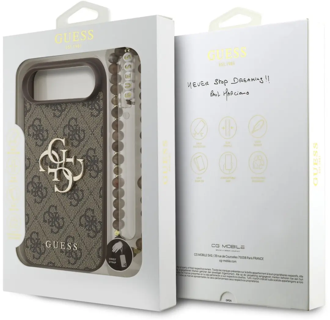 GUESS 4G Metal Logo Hoesje iPhone Air - Bruin - MPN 13821