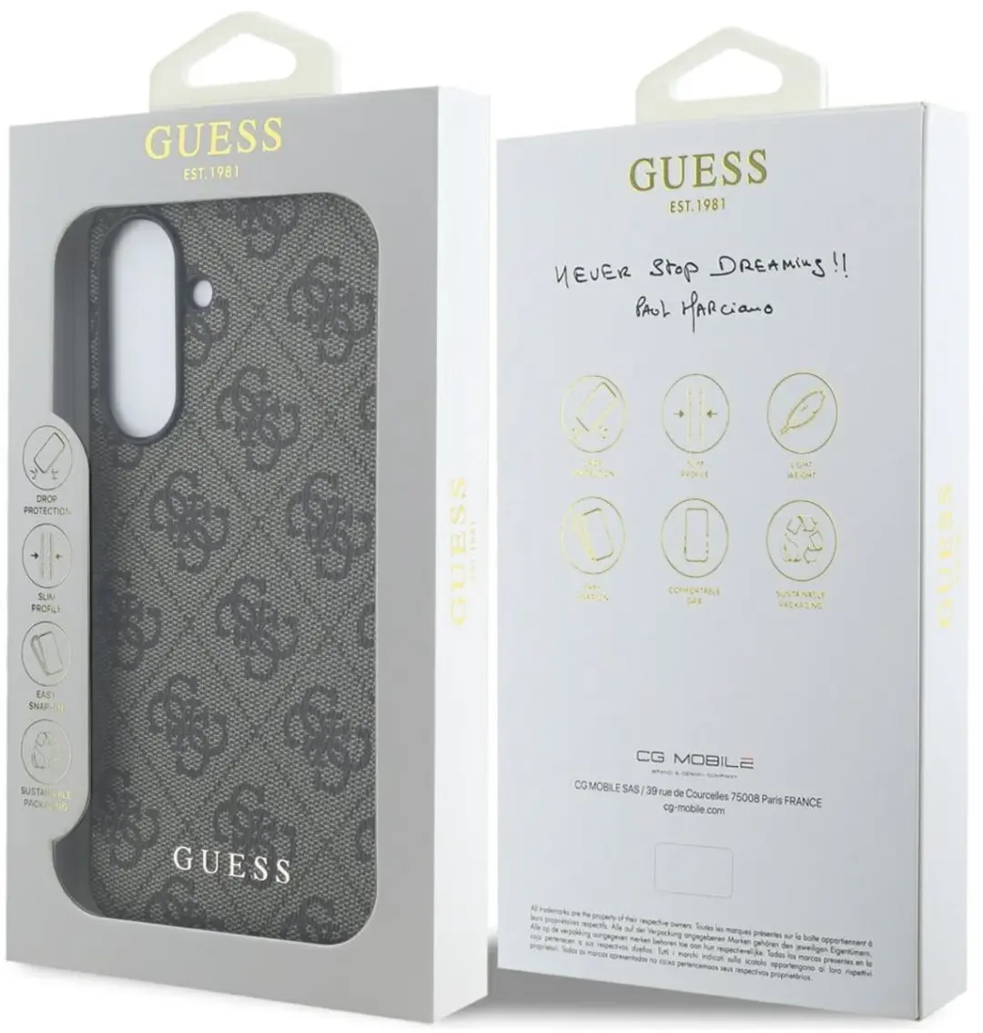 GUESS Hoesje Samsung Galaxy A36 - Hard Case - Bruin - afbeelding 6 van 6