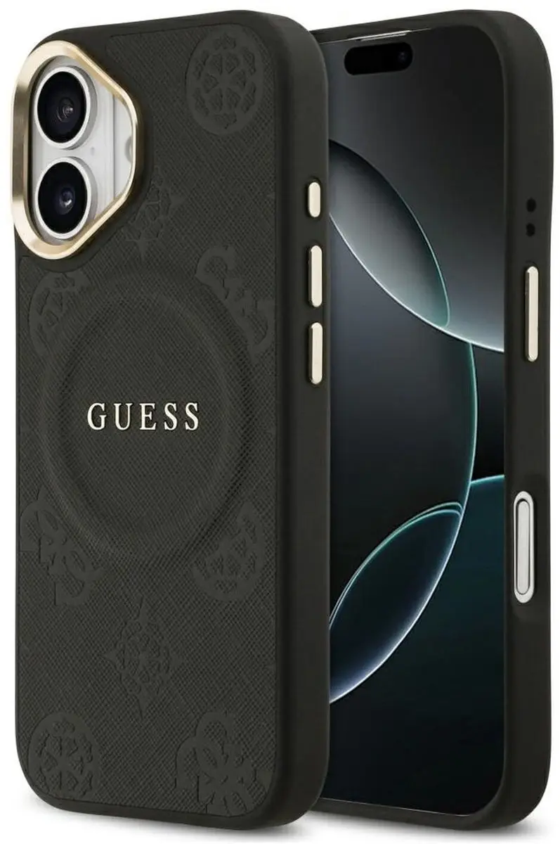GUESS Peony Hot Stamp MagSafe Hoesje