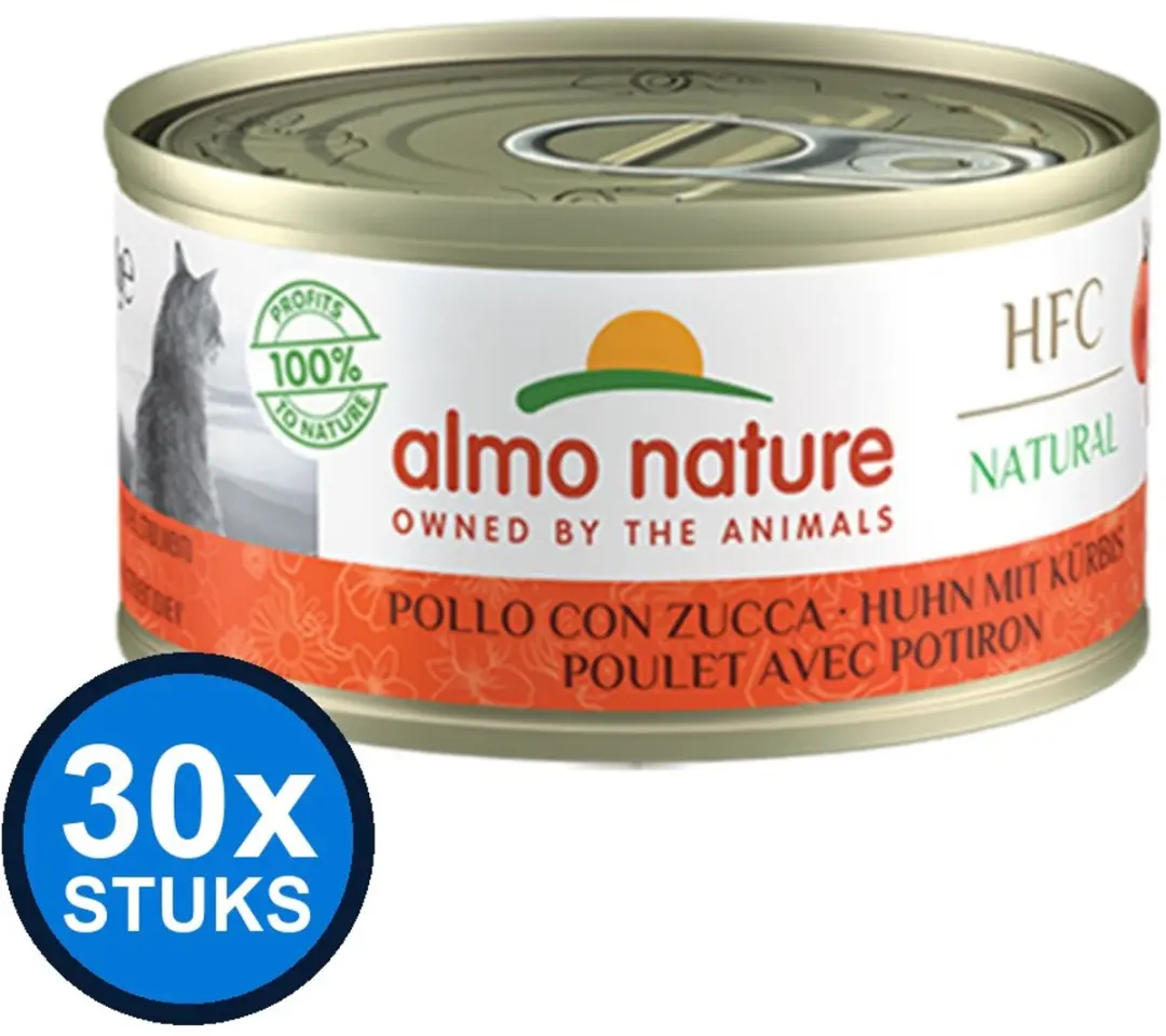 Almo Nature HFC Kip & Pompoen Natvoer Kat