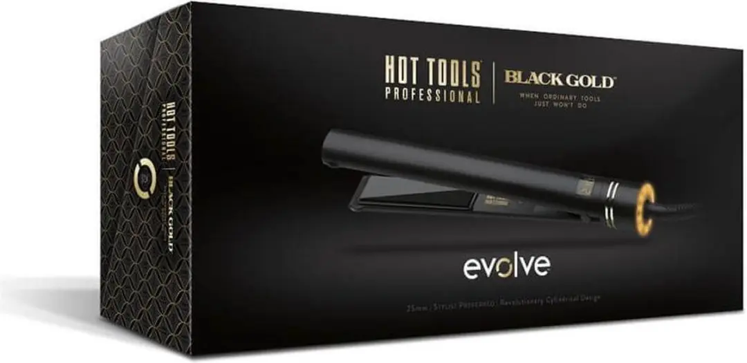 Hot Tools Evolve Black Gold Titanium Stijltang 32mm - Zwart - afbeelding 6 van 6