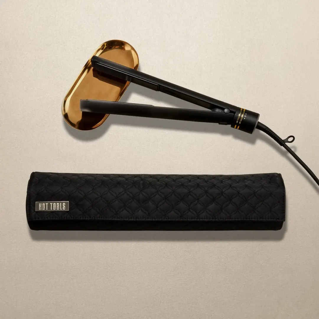 Hot Tools Evolve Black Gold Titanium Stijltang 32mm - Zwart