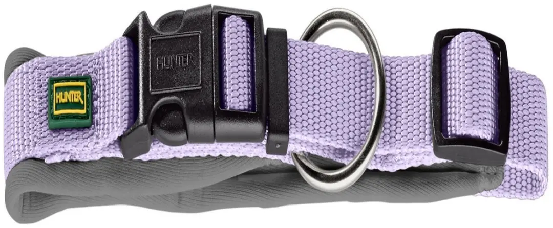 Hunter Hondenhalsband Neoprene Lavendel&Grijs