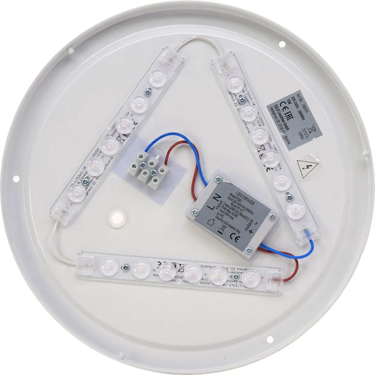 Eglo Pogliola-E Plafondlamp LED Ø26cm - Sterren - Wit