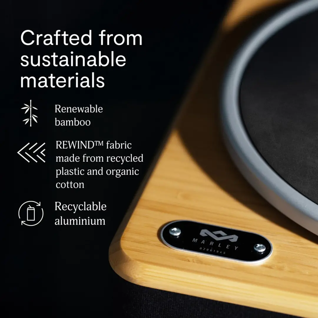House of Marley Stir It Up 2 Bluetooth Platenspeler - EM-JT305-SB