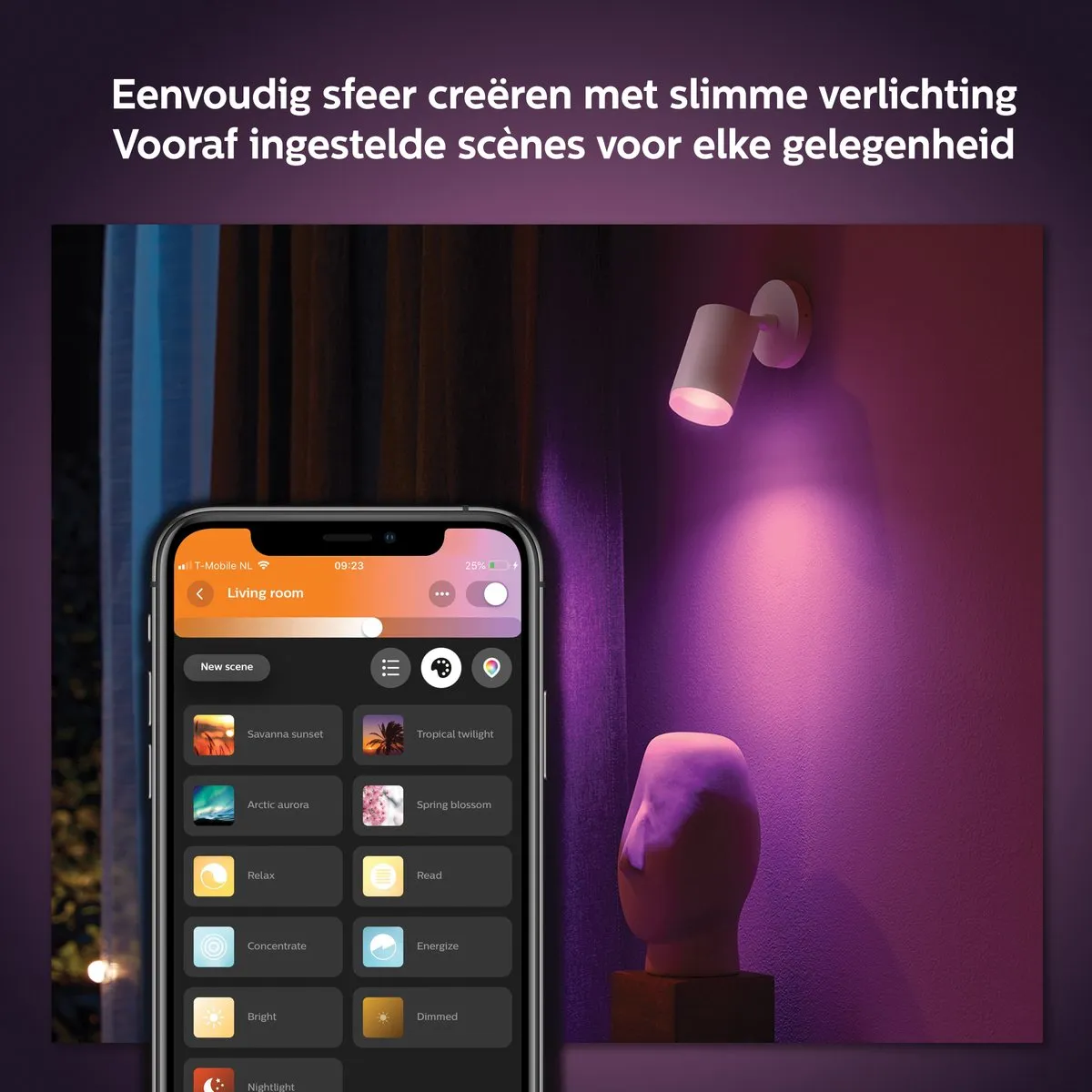 Philips Hue Fugato Opbouwspot RGBW - 1 Stuk