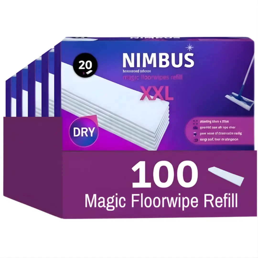 Nimbus Magic Floorwipes XXL Navulling 100 Stuks