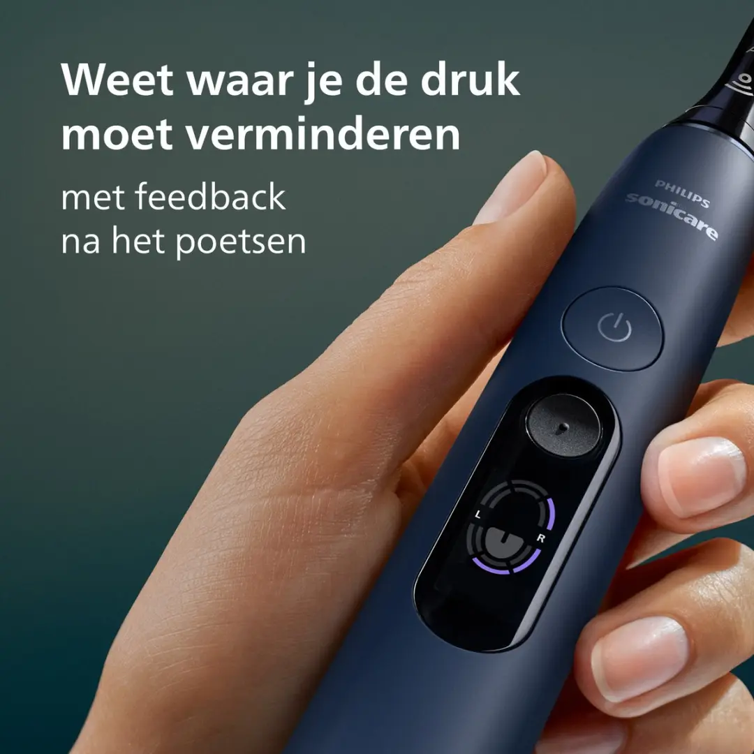 Philips Sonicare DiamondClean 8500 HX8515/13 Elektrische Tandenborstel - 4 Opzetborstels - Zwart