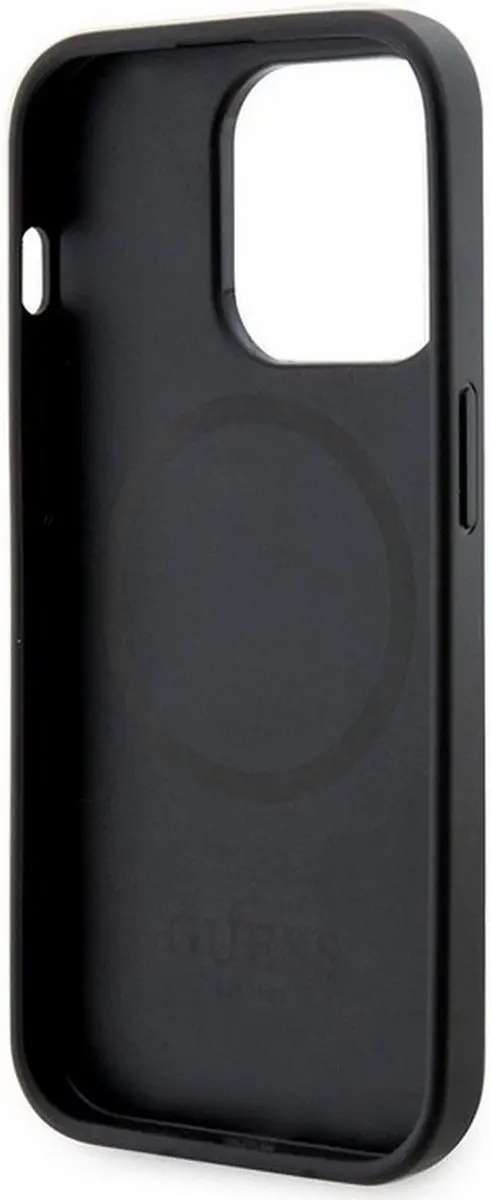 Guess G-Cube MagSafe Hoesje - iPhone 13 Pro Max - Zwart