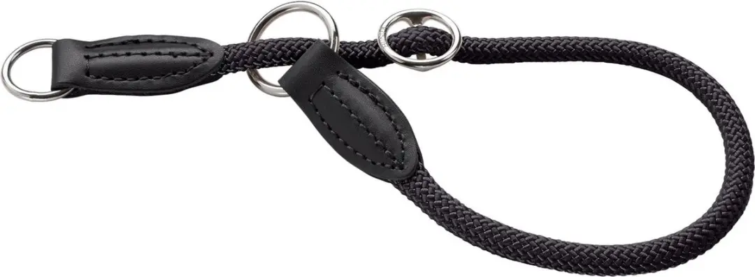 Hunter Sliphalsband Freestyle Rond Zwart 40cm