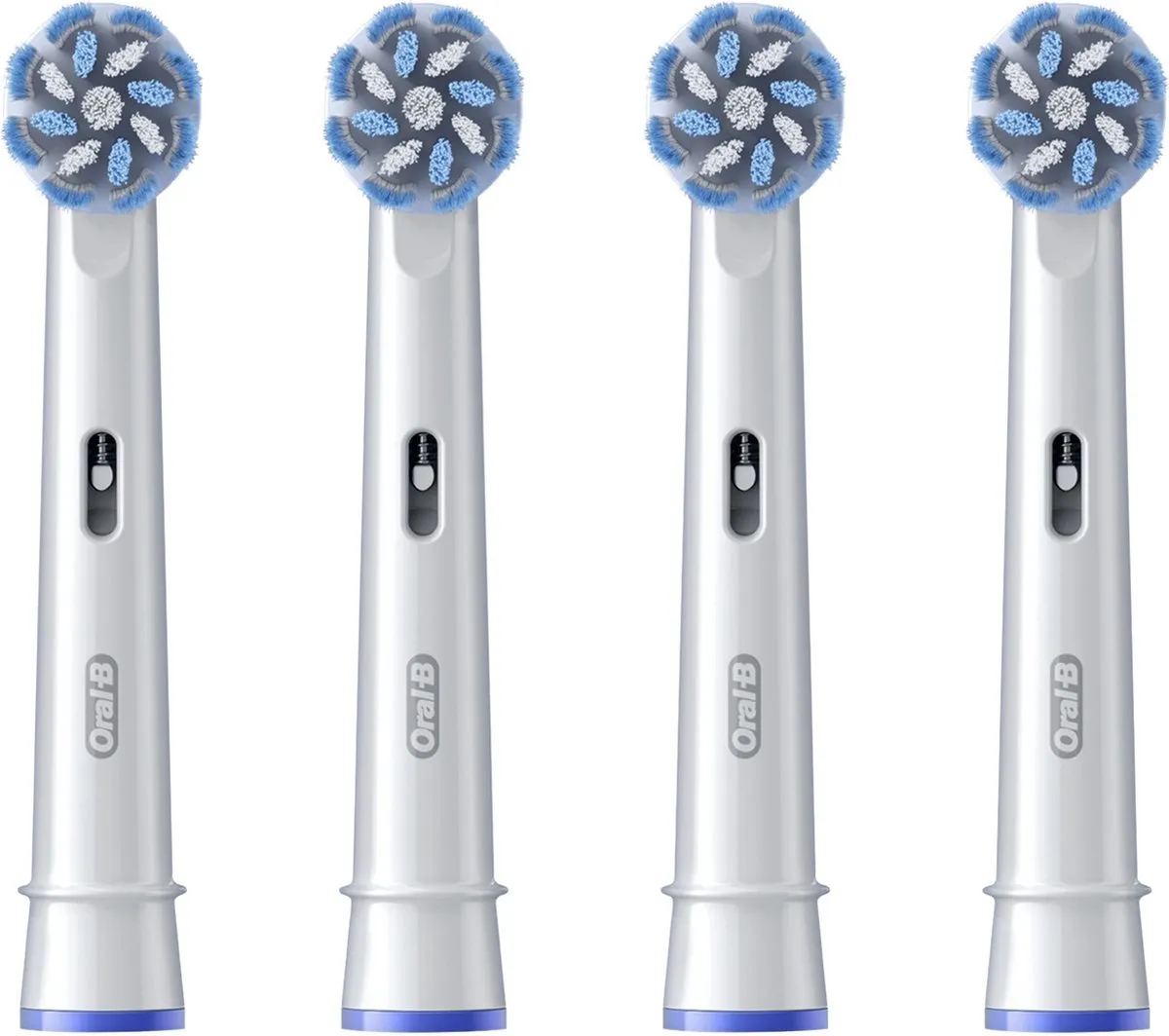 Oral-B Sensitive Clean Opzetborstels 4 Stuks - Wit