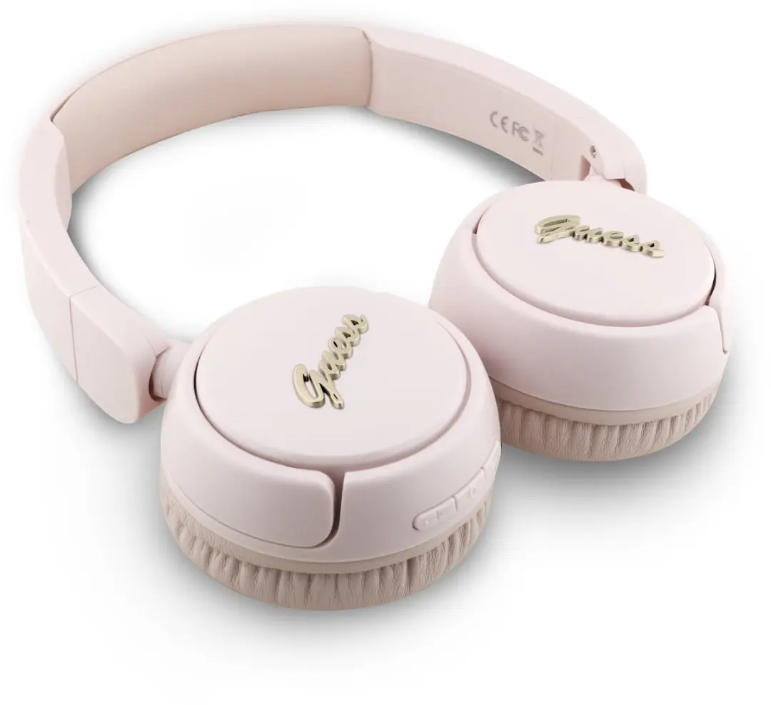 GUESS Script Metal Logo BHV6 Headphone - Roze