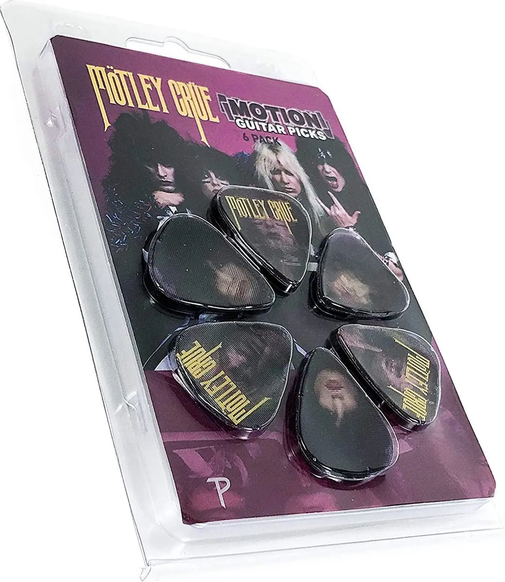 Perris Mötley Crüe Plectrum Medium 0.71mm - 6 Stuks