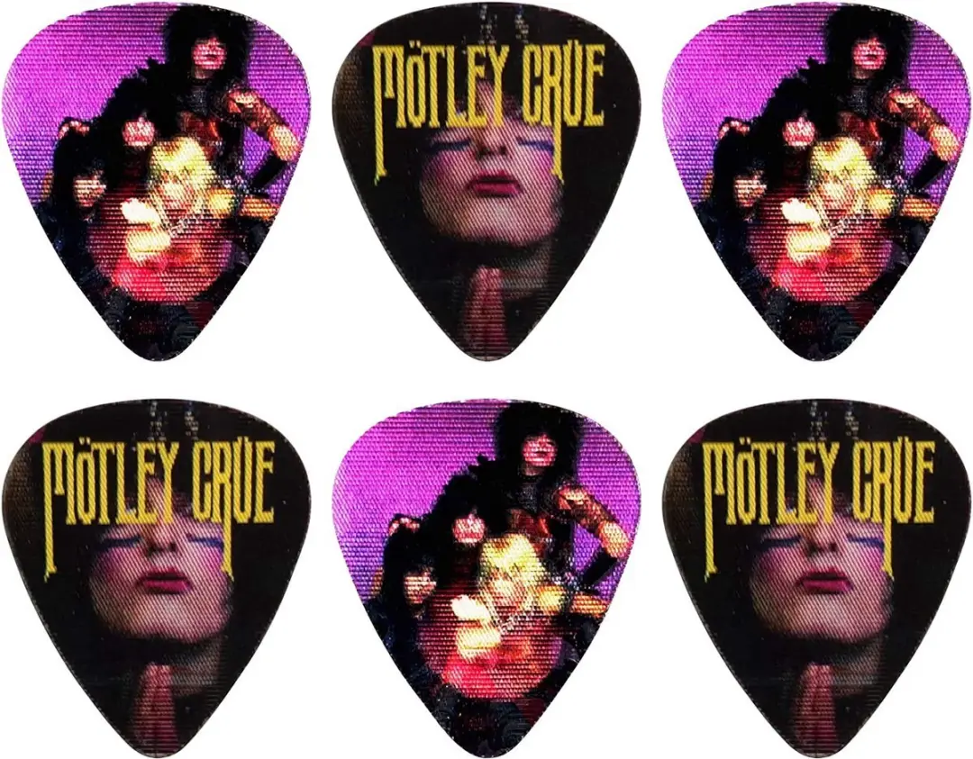 Perris Mötley Crüe Plectrum Medium 0.71mm - 6 Stuks