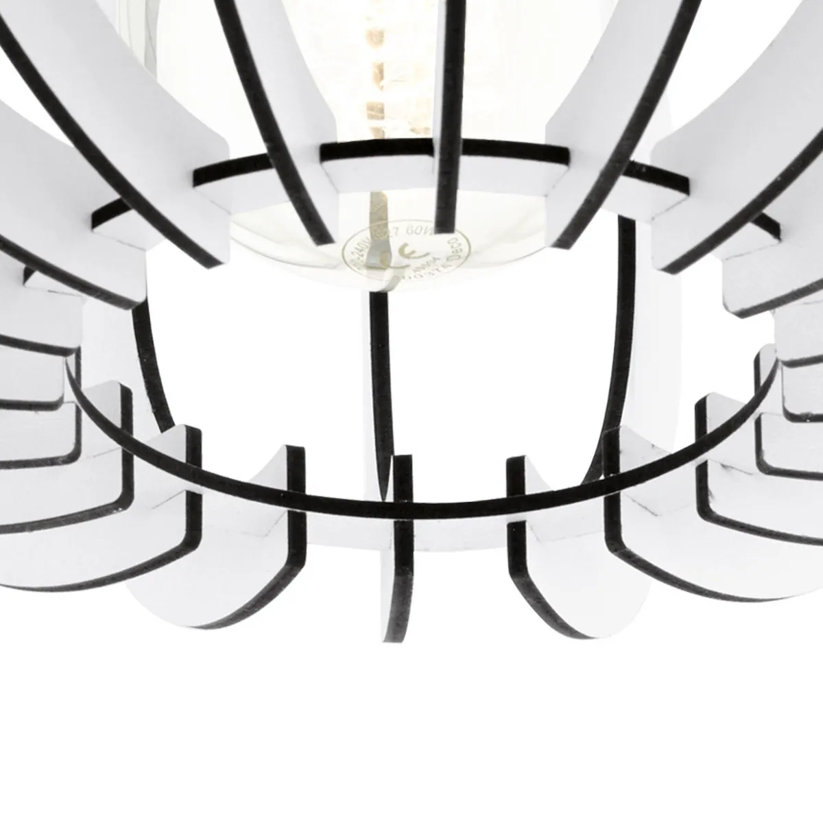 Eglo Stellato Plafondlamp E27 - Ø40cm Wit
