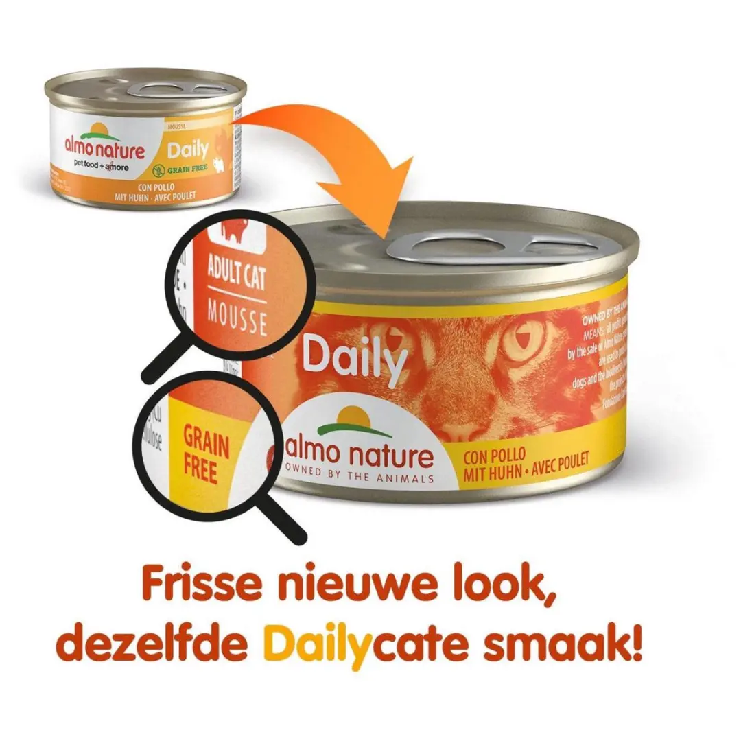 Almo Nature Daily Menu Mousse Kattenvoer - 24x85g