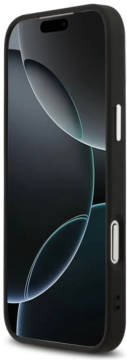 GUESS Triangle Logo iPhone 17 Pro Max Hoesje - MagSafe - Zwart