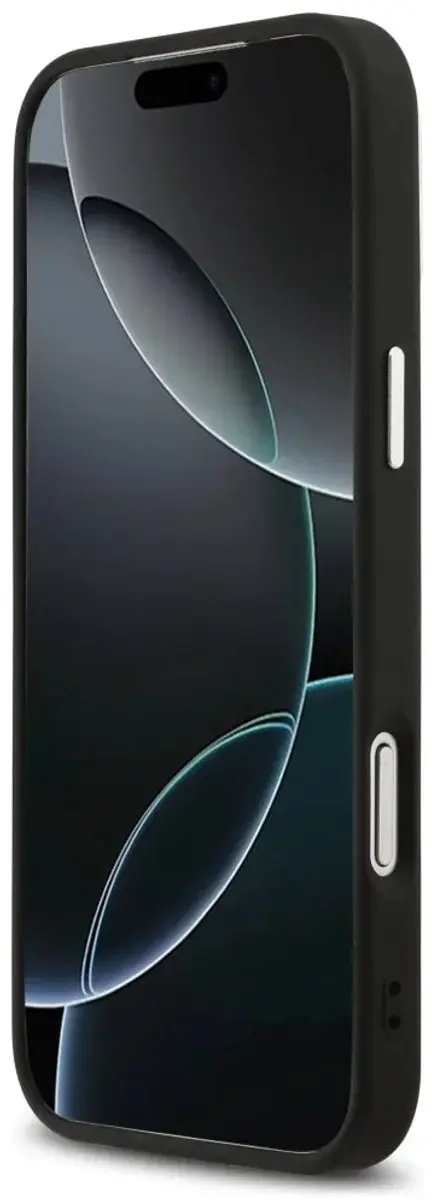 GUESS Triangle Logo iPhone 17 Pro Max Hoesje - MagSafe - Zwart