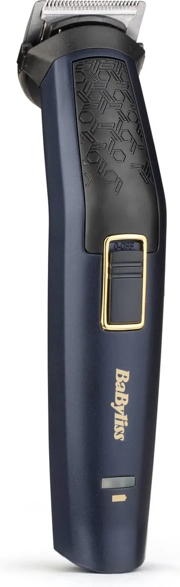 Babyliss 10-in-1 Carbon Steel MT728E Multitrimmer - 3 Opzetstukken - Zwart/Blauw - afbeelding 6 van 6