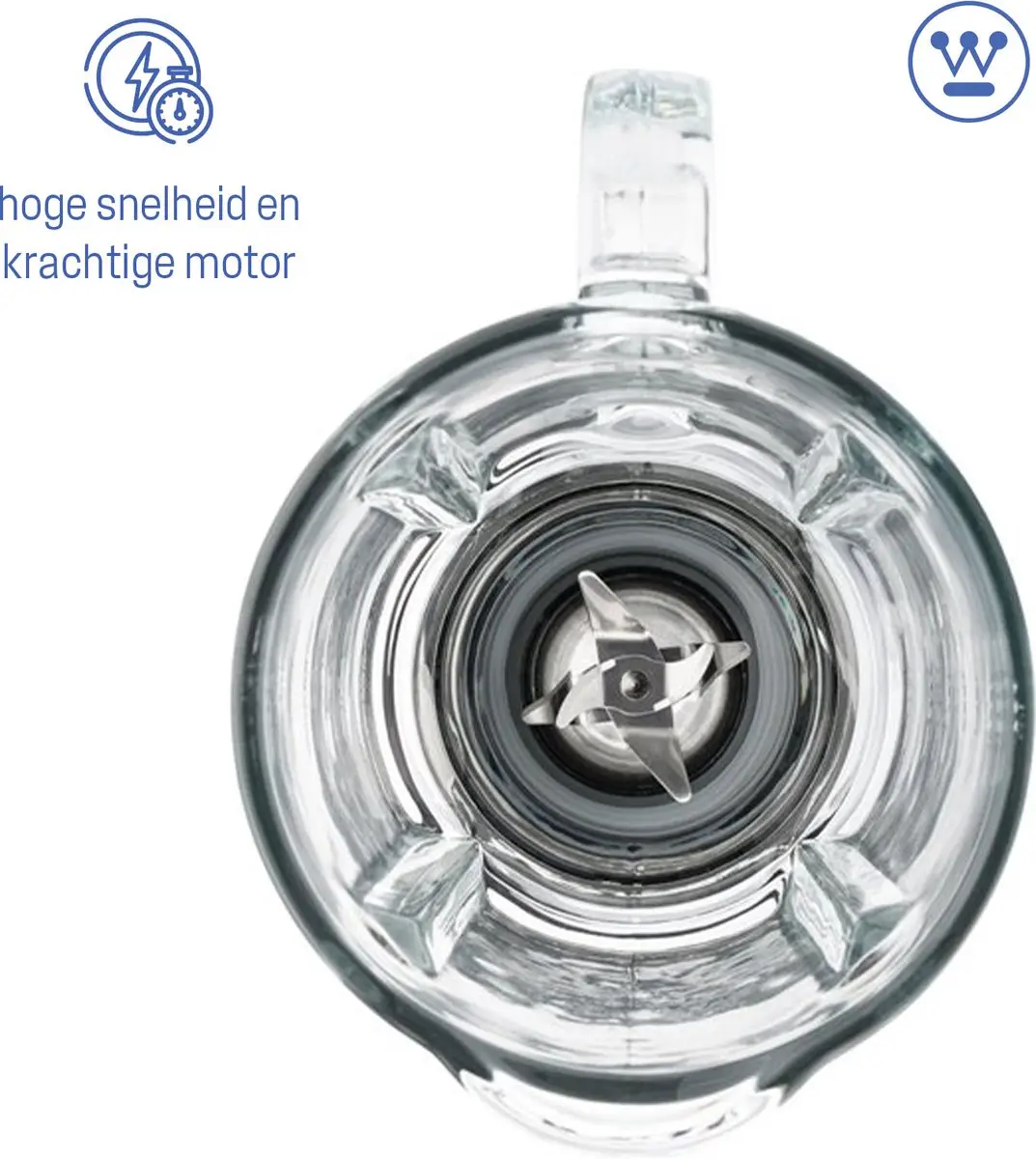 Westinghouse Retro Blender 600W - 1,5L - Blauw
