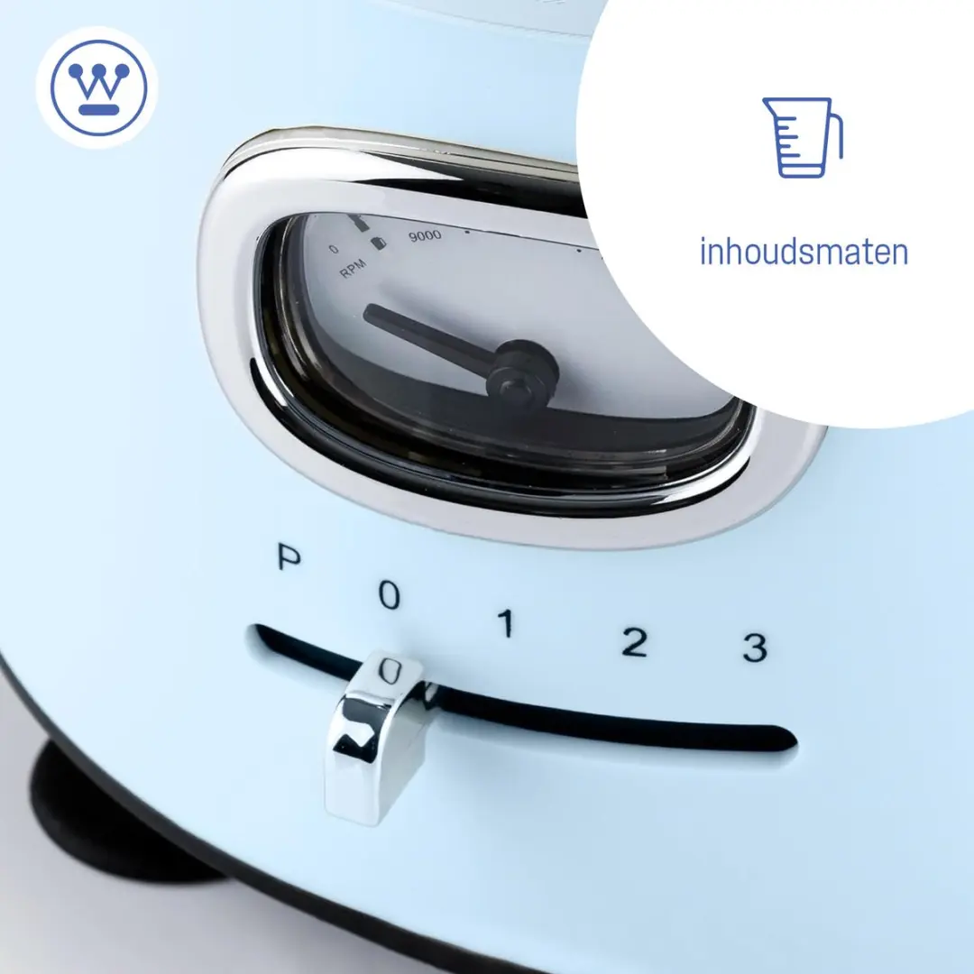 Westinghouse Retro Blender 600W - 1,5L - Blauw