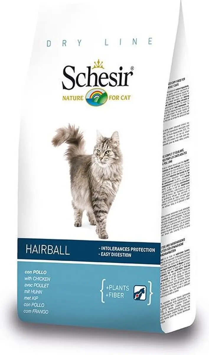 Schesir Kattenvoer Dry Hairball Kip 1,5 kg